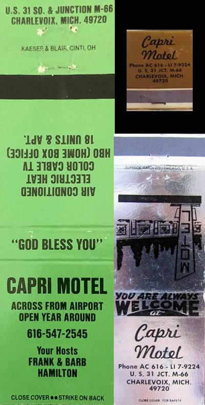 Capri Motel - Matchbooks